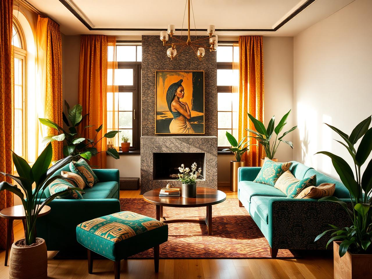 Ghanaian living room